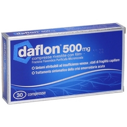 Daflon 500 30 Tablets Coated