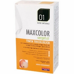 MaxColor Vegetal Dyes Hair 01 Natural Black 140mL
