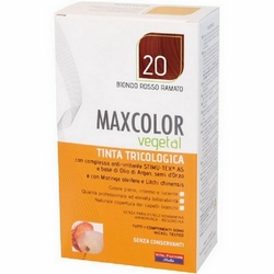 MaxColor Vegetal Dyes Hair 20 Auburn Red Blonde 140mL