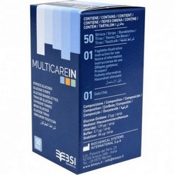 multiCare-in Glucose Strips 50Pieces