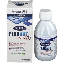 PlakOut Active 020 Chlorhexidine Shock Treatment Mouthwash 200mL