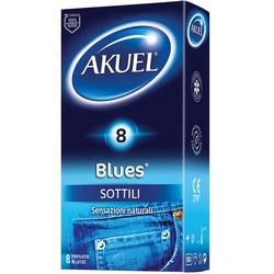 Akuel Blues Thin 8 Condoms