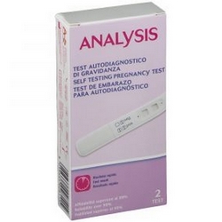 Analysis Pregnancy Test Double