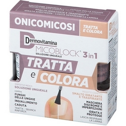 Dermovitamina Micoblock Treat and Color 3in1 Nail Solution 12mL