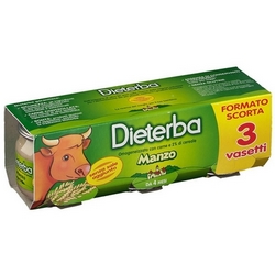 Dieterba Beef Homogenized 3x80g