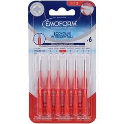 Emoform Interdental Brushes ISO 2 Red