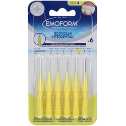 Emoform Interdental Brushes ISO 4 Yellow