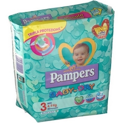 Pampers Pannolini Baby-Dry 3 Midi 4-9kg
