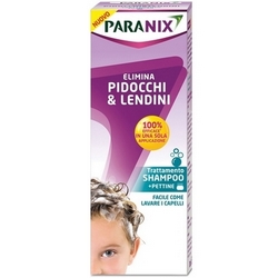 Paranix Trattamento Shampoo con Pettine Antipediculosi