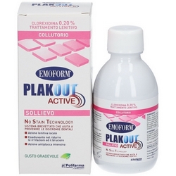 PlakOut Active 020 Chlorhexidine Relief Mouthwash 200mL