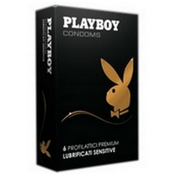 Playboy 6 Profilattici Lubrificati Sensitive