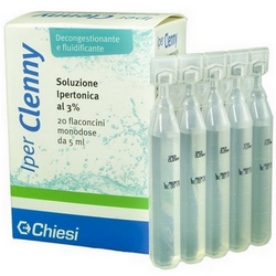 Iper Clenny Hypertonic Solution 20x5mL - Product page: https://www.farmamica.com/store/dettview_l2.php?id=10238