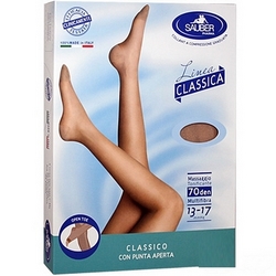 Sauber Tights Classic 70 Black Size 4 - Product page: https://www.farmamica.com/store/dettview_l2.php?id=1037