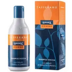 LAmande Homme Saffron Shower Shampoo 250mL - Product page: https://www.farmamica.com/store/dettview_l2.php?id=10474