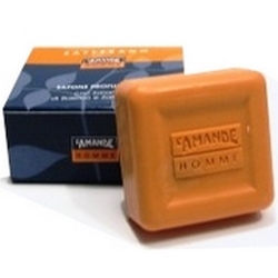 LAmande Homme Saffron Refill Shaving Soap 100g - Product page: https://www.farmamica.com/store/dettview_l2.php?id=10481