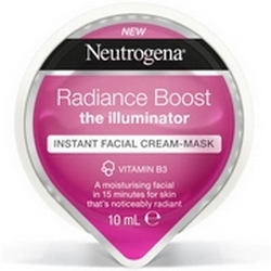 Neutrogena Radiance Boost Express Facial Cream-Mask Illuminante 10mL - Pagina prodotto: https://www.farmamica.com/store/dettview.php?id=10511