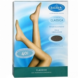 Sauber Tights Classic 40 Black Size 3 - Product page: https://www.farmamica.com/store/dettview_l2.php?id=1058
