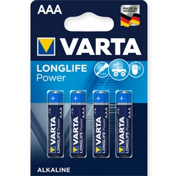 VARTA High Energy Batterie Ministilo 4xAAA - Pagina prodotto: https://www.farmamica.com/store/dettview.php?id=10659