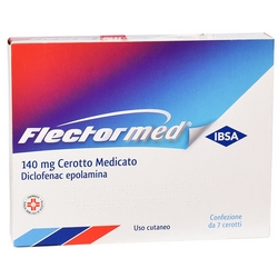 Flectormed Cerotti Medicati 7x140mg - Pagina prodotto: https://www.farmamica.com/store/dettview.php?id=10675