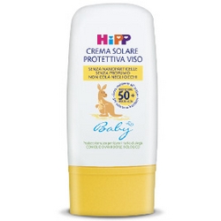HiPP Baby Crema Solare Protettiva Viso SPF50 30mL - Pagina prodotto: https://www.farmamica.com/store/dettview.php?id=10787