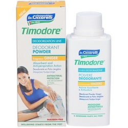 Timodore Polvere Deodorante Profumazione Zenzero 75g - Pagina prodotto: https://www.farmamica.com/store/dettview.php?id=10790