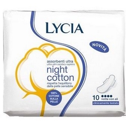 Lycia Night Cotton Assorbenti Notte - Pagina prodotto: https://www.farmamica.com/store/dettview.php?id=10833