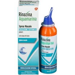 Rinazina Aquamarina Spray Nasale Isotonico Nebulizzazione Intensa 100mL - Pagina prodotto: https://www.farmamica.com/store/dettview.php?id=10861