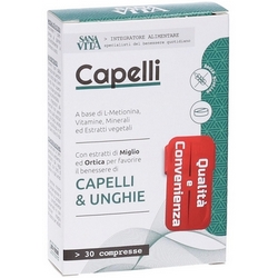 Capelli Sanavita Compresse 33g - Pagina prodotto: https://www.farmamica.com/store/dettview.php?id=10886