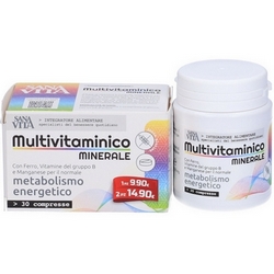 Sanavita Multivitamin Mineral Tablets 31g - Product page: https://www.farmamica.com/store/dettview_l2.php?id=10900
