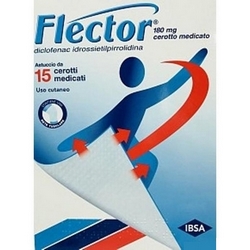 Flector Cerotti Medicati 15x180mg - Pagina prodotto: https://www.farmamica.com/store/dettview.php?id=10957