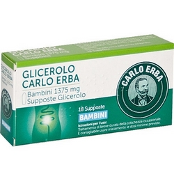Glycerol Carlo Erba Children Suppositories 18x1375mg - Product page: https://www.farmamica.com/store/dettview_l2.php?id=10966