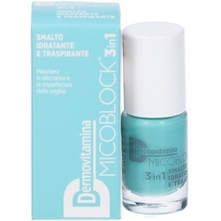 Dermovitamina Micoblock Turquoise Nail Polish 5mL - Product page: https://www.farmamica.com/store/dettview_l2.php?id=10973