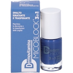 Dermovitamina Micoblock Blue Nail Polish 5mL - Product page: https://www.farmamica.com/store/dettview_l2.php?id=10975