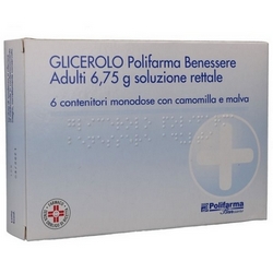 Glycerol Polifarma Benessere Adults Microclisms 6x6g - Product page: https://www.farmamica.com/store/dettview_l2.php?id=10979