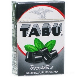 Tabu Licorice Stubs 30g - Product page: https://www.farmamica.com/store/dettview_l2.php?id=11004