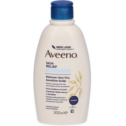Aveeno Skin Relief Soothing Shampoo New Look 300mL - Product page: https://www.farmamica.com/store/dettview_l2.php?id=11158