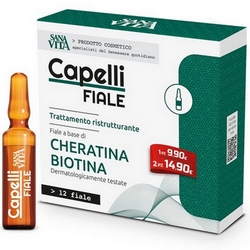 Capelli Sanavita Fiale 12x10mL - Pagina prodotto: https://www.farmamica.com/store/dettview.php?id=11215