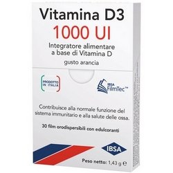 Vitamin D3 IBSA 1000 UI 1g - Product page: https://www.farmamica.com/store/dettview_l2.php?id=11334