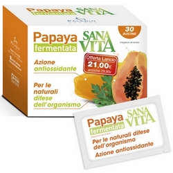Papaya Fermentata Sanavita Bustine 90g - Pagina prodotto: https://www.farmamica.com/store/dettview.php?id=11347