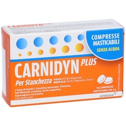 Carnidyn Plus Compresse Masticabili 54g - Pagina prodotto: https://www.farmamica.com/store/dettview.php?id=11377
