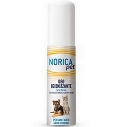 Norica Pet Deo igienizzante Spray No Gas 100mL - Pagina prodotto: https://www.farmamica.com/store/dettview.php?id=11432