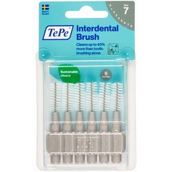 TePe Interdental Brush Size 7 Grey 6Pieces - Product page: https://www.farmamica.com/store/dettview_l2.php?id=11576