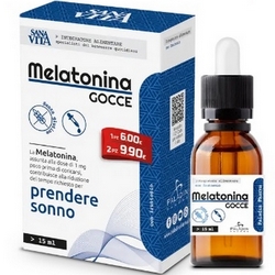 Melatonina Sanavita Gocce 15mL - Pagina prodotto: https://www.farmamica.com/store/dettview.php?id=11729