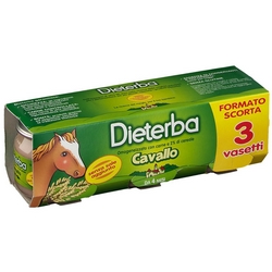 Dieterba Omogeneizzato Cavallo 3x80g - Pagina prodotto: https://www.farmamica.com/store/dettview.php?id=11736