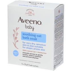 Aveeno Baby Soothing Oat Bath Soak 5x21g - Product page: https://www.farmamica.com/store/dettview_l2.php?id=11758