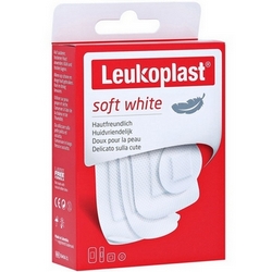 Leukoplast Soft White 40 Cerotti Assortiti - Pagina prodotto: https://www.farmamica.com/store/dettview.php?id=11759