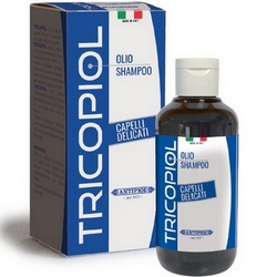 Tricopiol Olio-Shampoo Capelli Delicati 200mL - Pagina prodotto: https://www.farmamica.com/store/dettview.php?id=11763