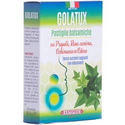 Golatux Pastiglie Balsamiche Senza Zucchero 62,4g - Pagina prodotto: https://www.farmamica.com/store/dettview.php?id=11784