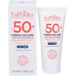 EuPhidra Invisible Anti-Aging Face Invisible Very High Protection Sun Cream SPF50 50mL - Product page: https://www.farmamica.com/store/dettview_l2.php?id=11789