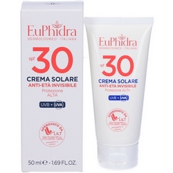 EuPhidra Crema Solare Viso Anti-Eta' Invisibile SPF30 50mL - Pagina prodotto: https://www.farmamica.com/store/dettview.php?id=11790